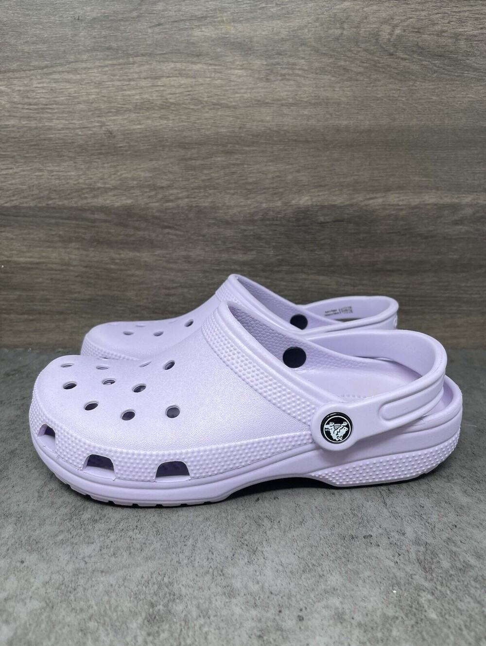 Crocs Classic Clog Womens Size 8 Lavender Purple Comfort Slip On Sandals